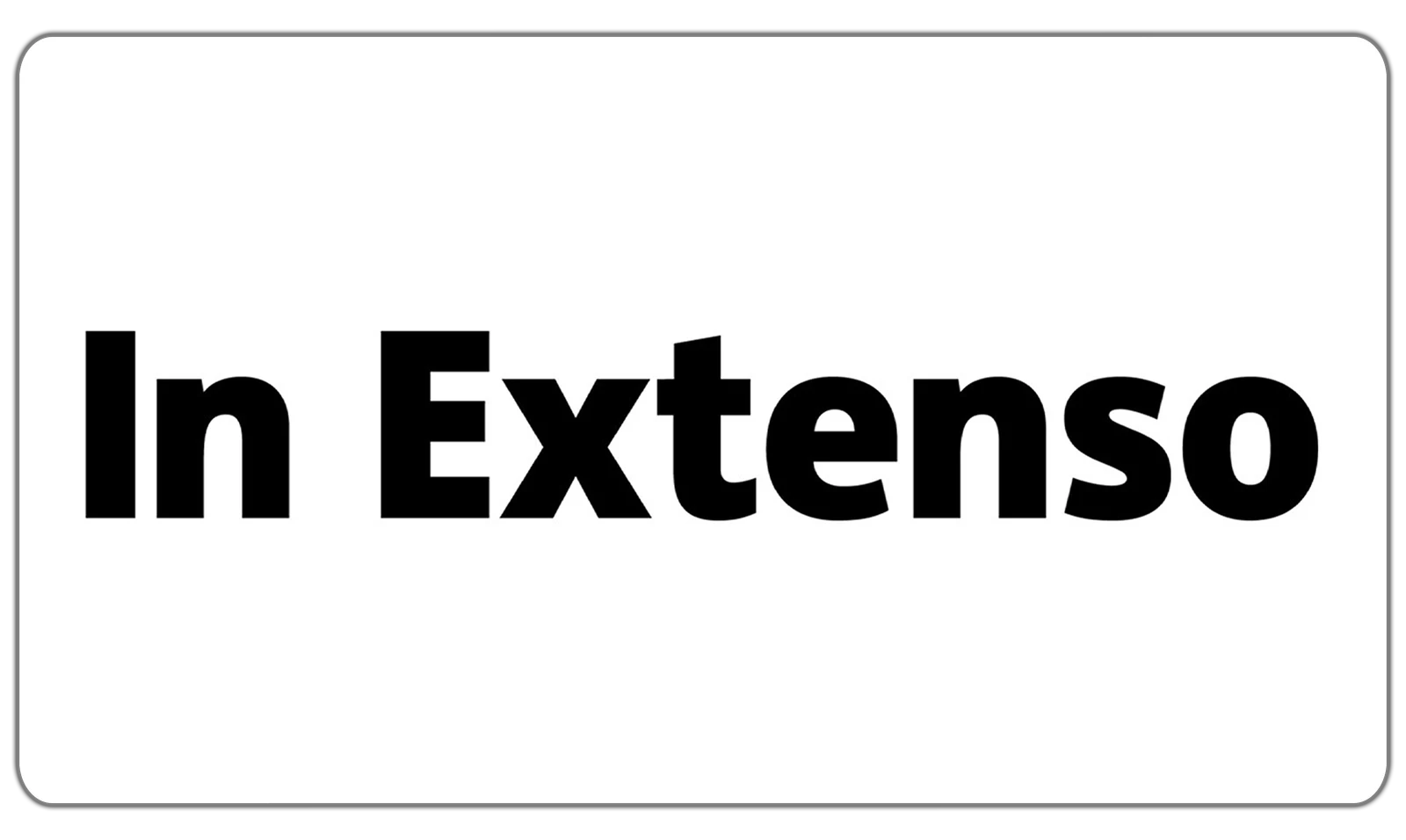 INEXTENSO
